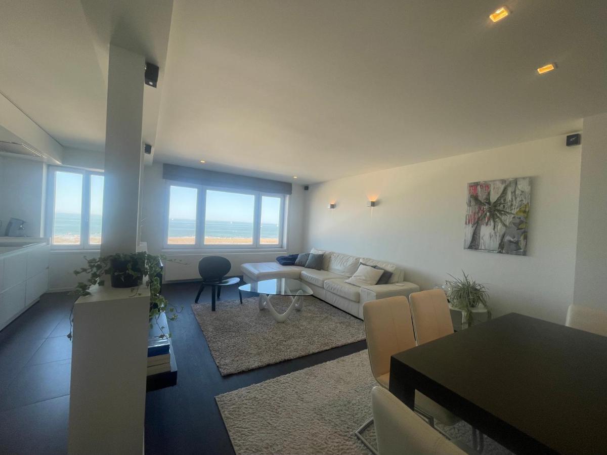 Luxe App - Zeedijk Mariakerke - Prachtig Zeezicht Apartment Ostend Luaran gambar