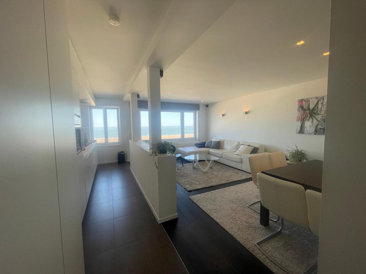 Luxe App - Zeedijk Mariakerke - Prachtig Zeezicht Apartment Ostend Luaran gambar