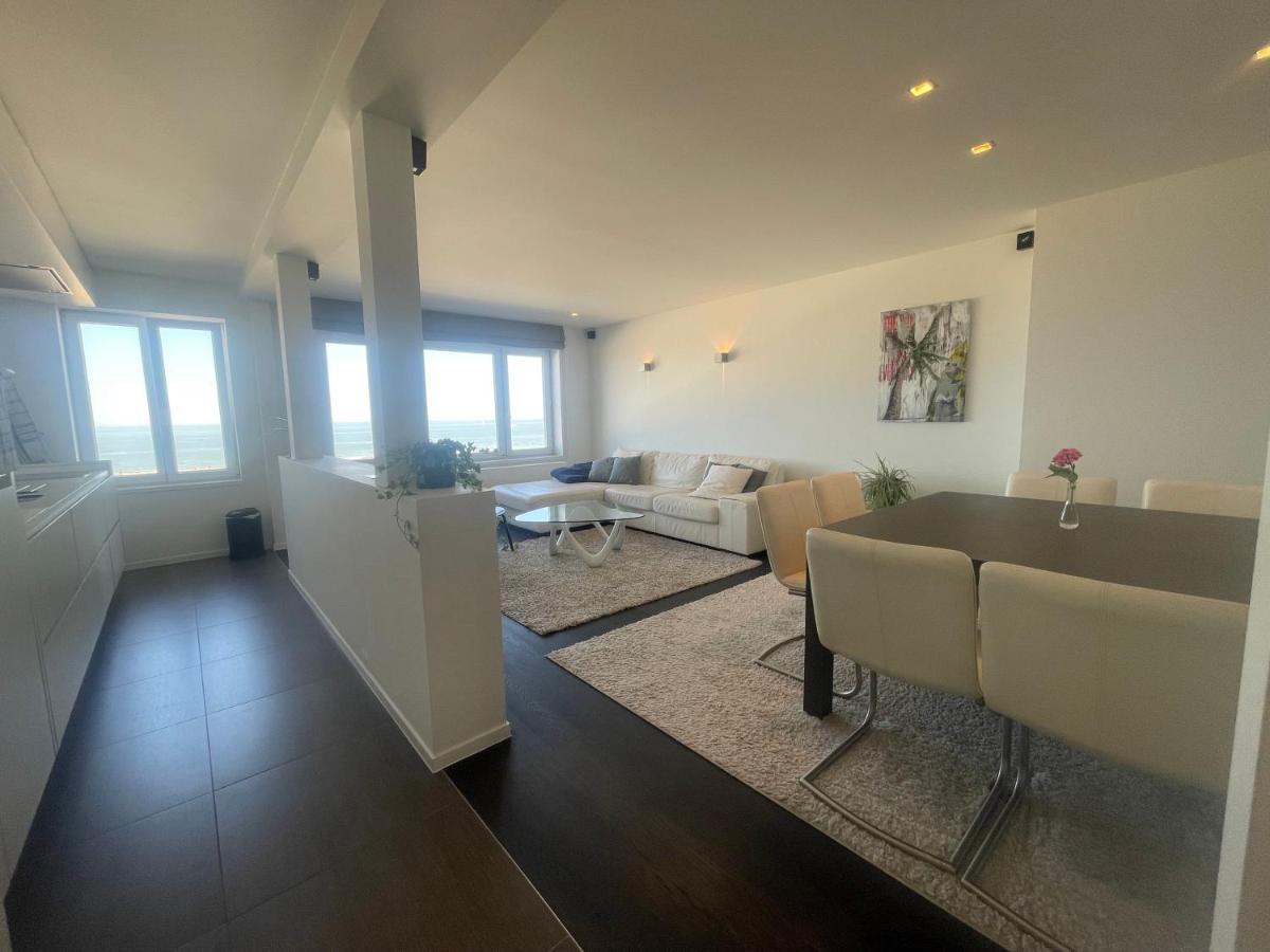 Luxe App - Zeedijk Mariakerke - Prachtig Zeezicht Apartment Ostend Luaran gambar